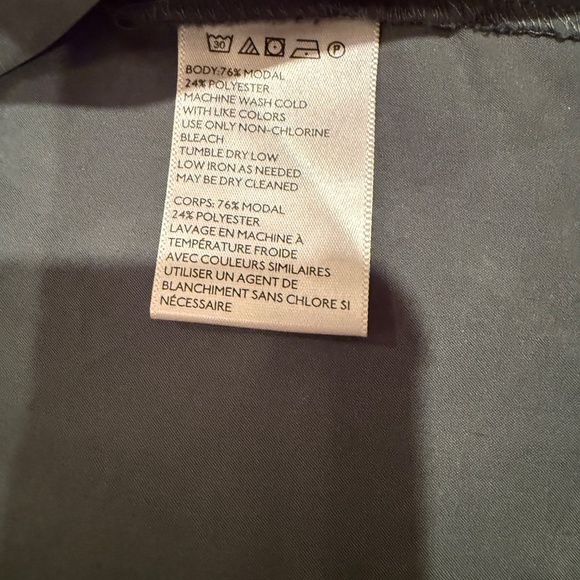 Urban Outfitters Slate Blue Tie-Front Blouse - Picture 3 of 5